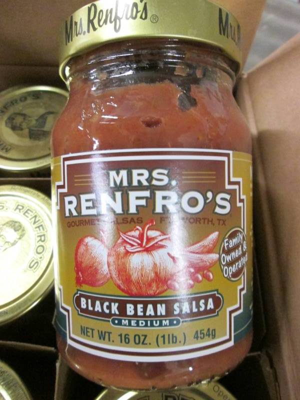 3 - 16 oz Jars Mrs. Renfros Black ...