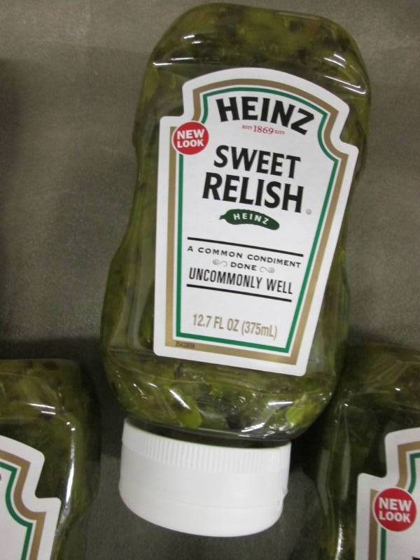 4- 12 oz Bottles Heinz Sweet Relish...