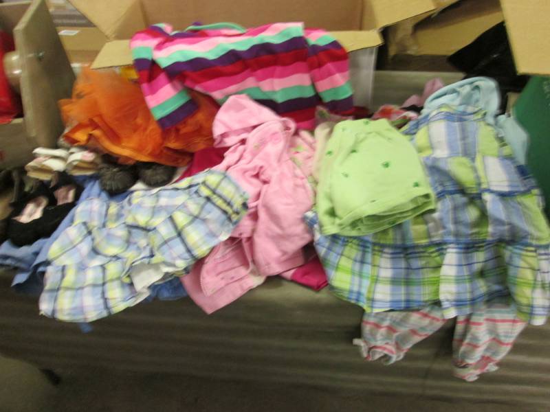 2 Boxes of Baby & Toddler Girl Clot...