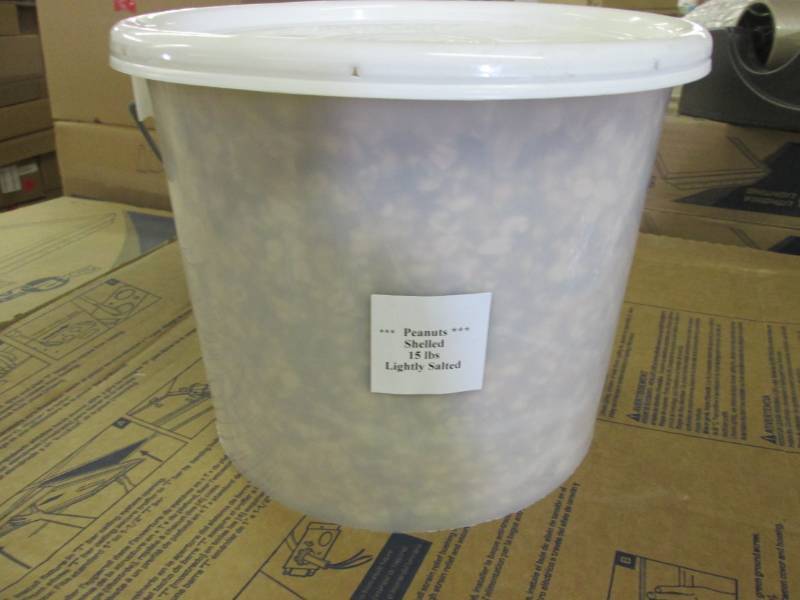 15 Lb Bucket of Lightly Salted Shel...