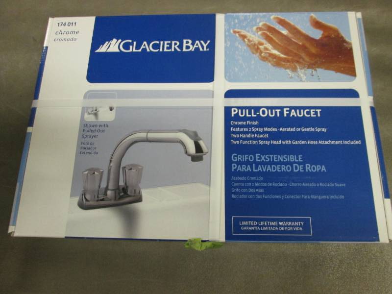 Glacier Bay Chrome Pull-out Faucet...