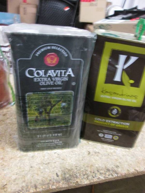 2 Containers Olive Oil...