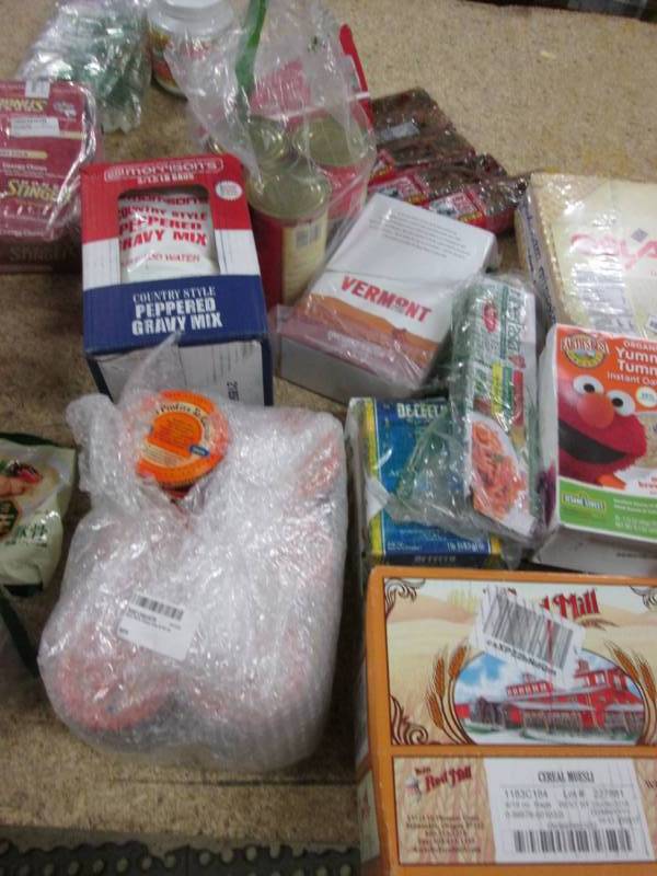 Assorted Food & Dried Goods- past d...