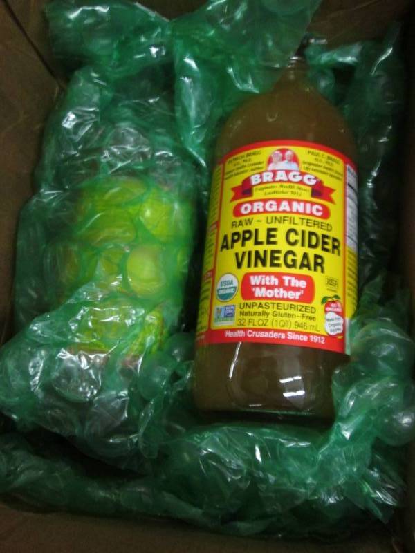2 In date 32 oz Apple Cider Vinegar...