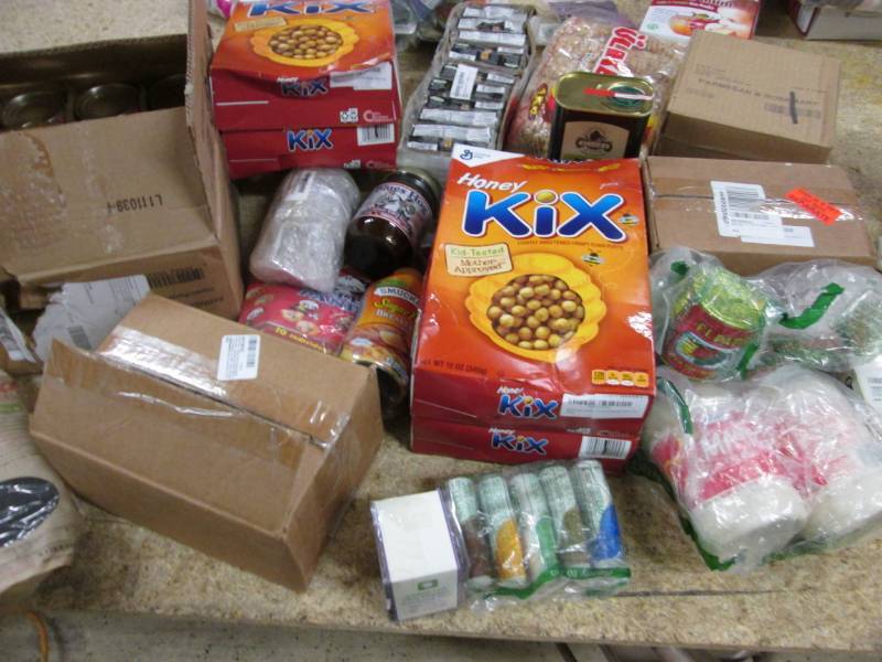 Assorted Food & Dried Goods- past d...