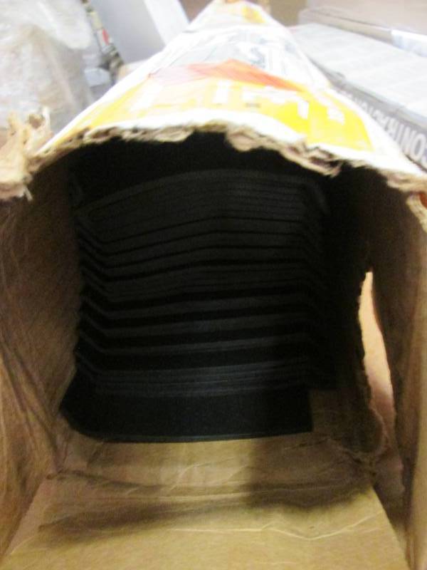 Roppe  Rubber Black 4 in. x 18 in....