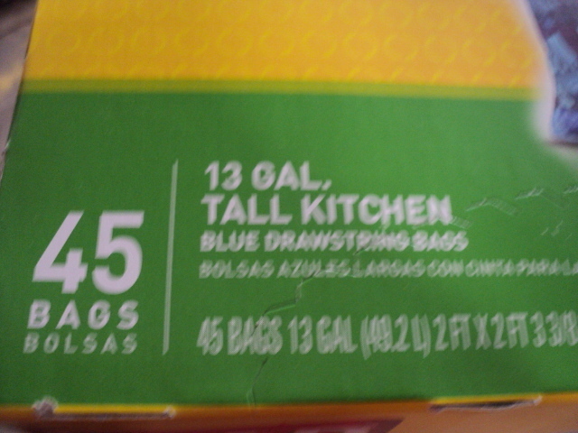 Glad recycling kitchen bags 13 gall...