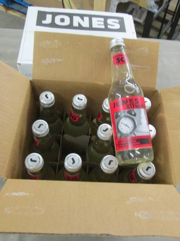 2 Cases of 12 Jones Stripped Cherry...