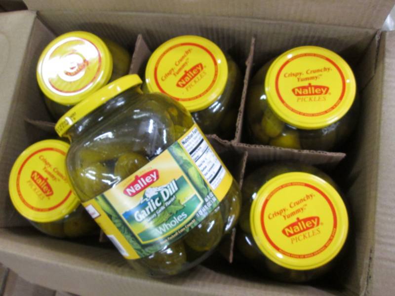 6 pack 1 quart whole Nalley Garlic ...