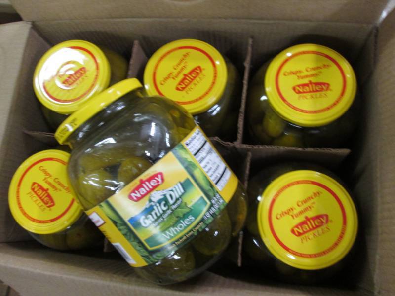 6 pack 1 quart whole Nalley Garlic ...