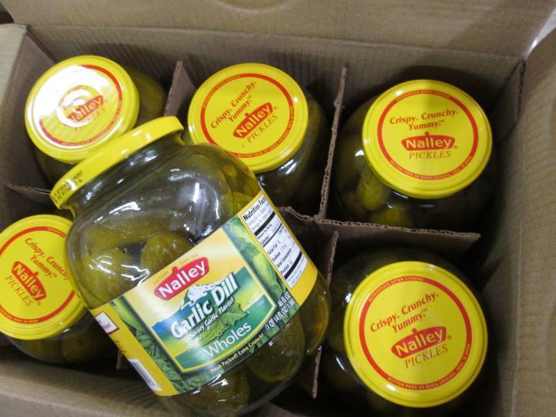 6 pack 1 quart whole Nalley Garlic ...