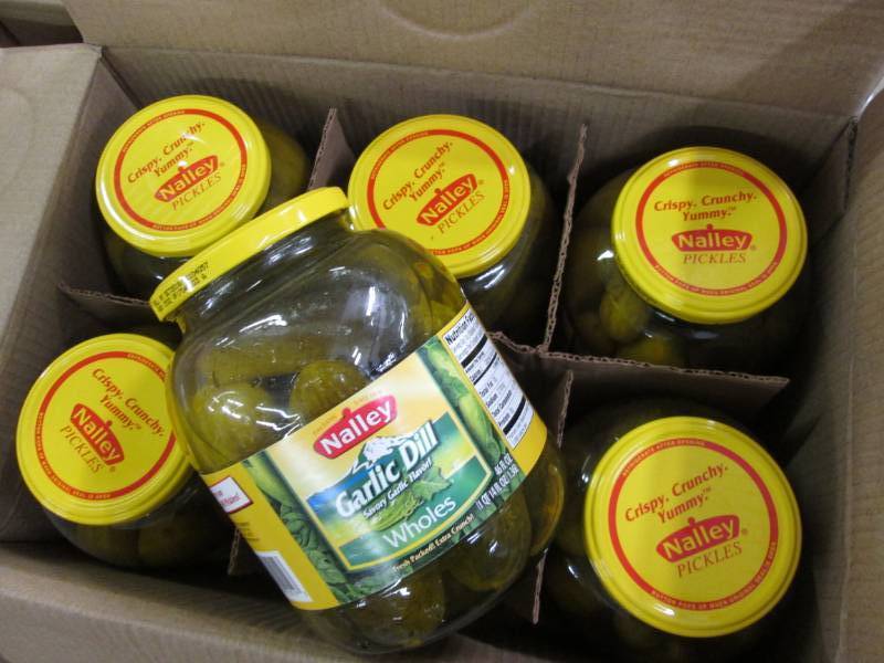 6 pack 1 quart whole Nalley Garlic ...