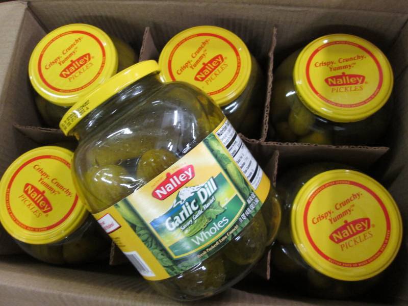 6 pack 1 quart whole Nalley Garlic ...