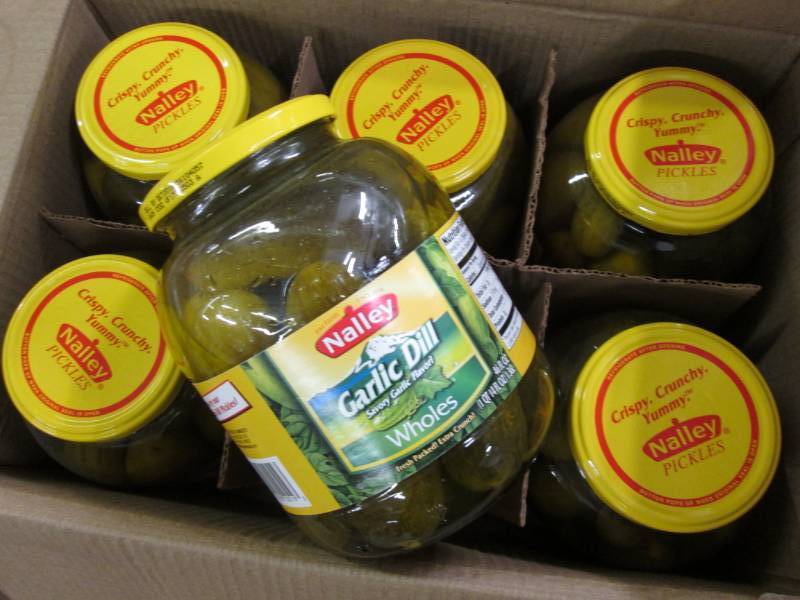 6 pack 1 quart whole Nalley Garlic ...