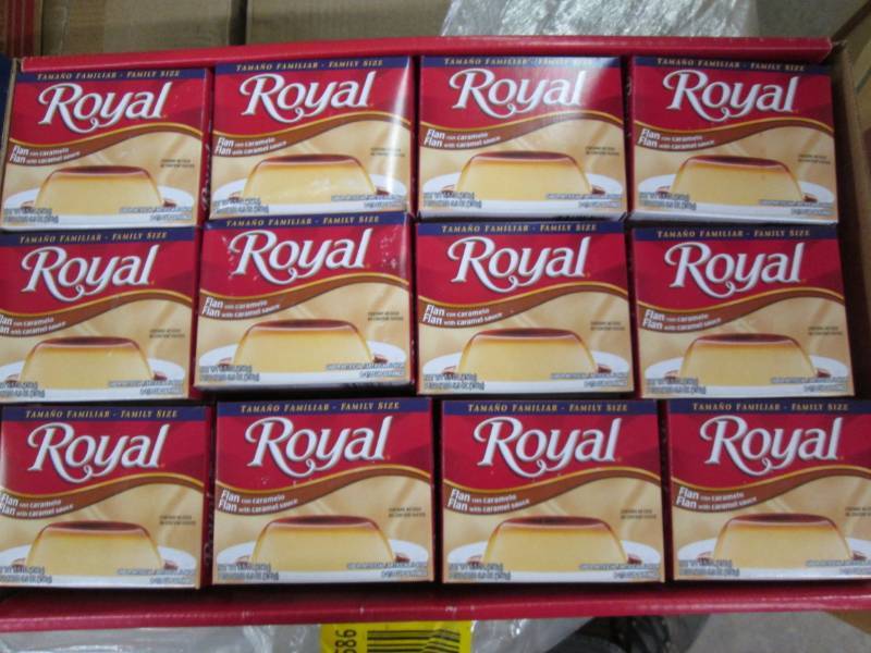 12 boxes of Royal Flan with Caramel...