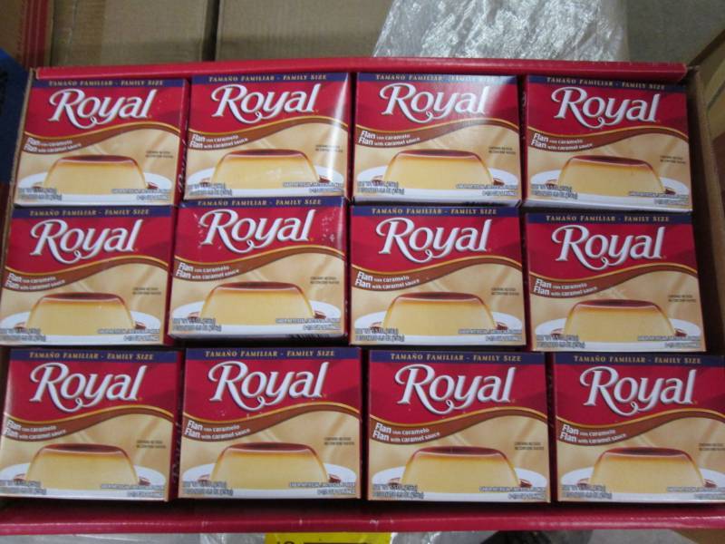 12 boxes of Royal Flan with Caramel...