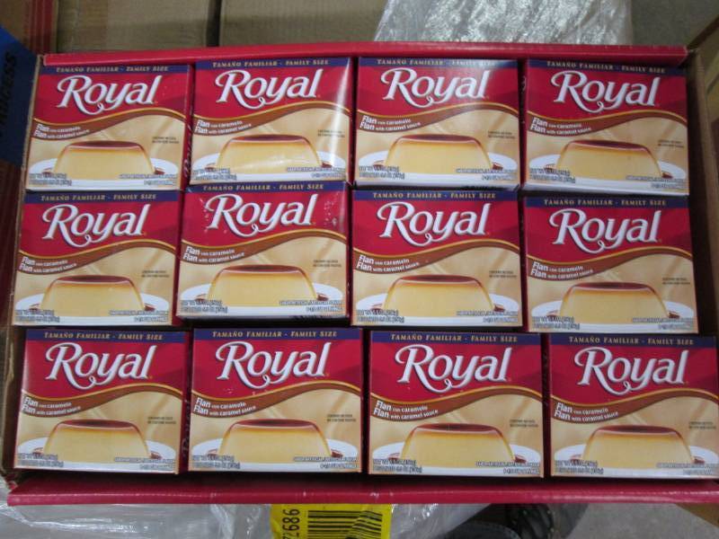 12 boxes of Royal Flan with Caramel...