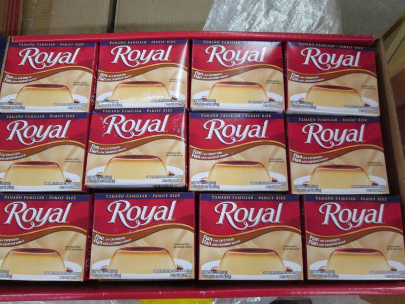 12 boxes of Royal Flan with Caramel...