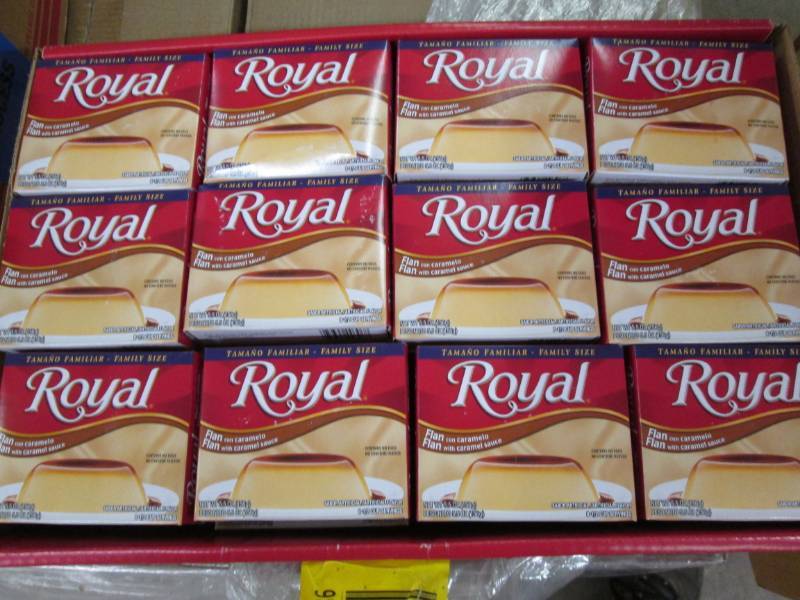 12 boxes of Royal Flan with Caramel...