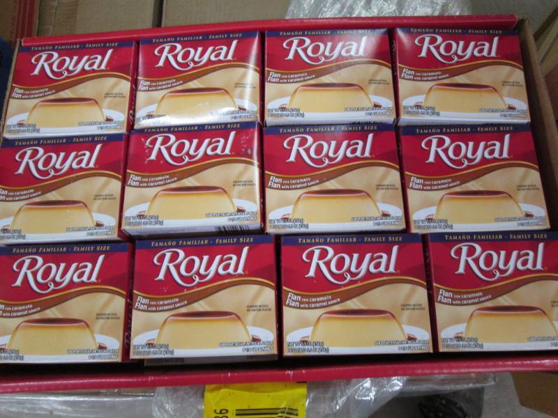 12 boxes of Royal Flan with Caramel...