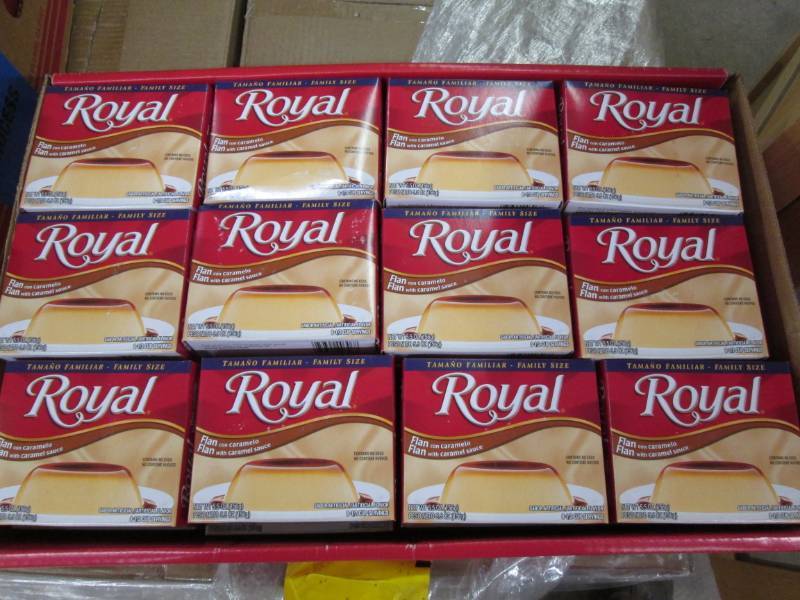 12 boxes of Royal Flan with Caramel...