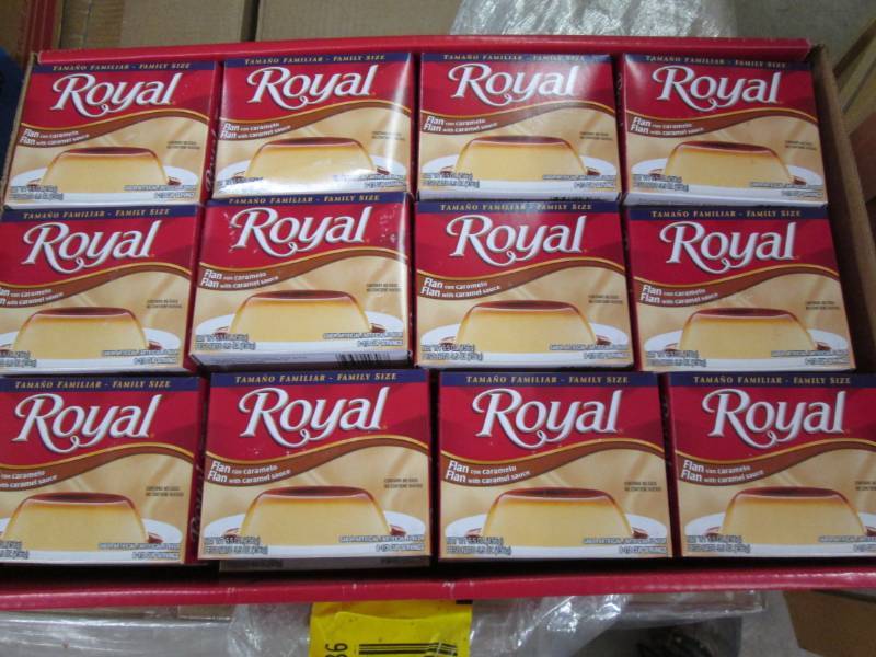 12 boxes of Royal Flan with Caramel...