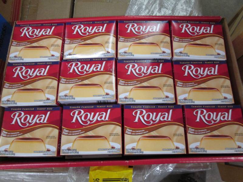 12 boxes of Royal Flan with Caramel...