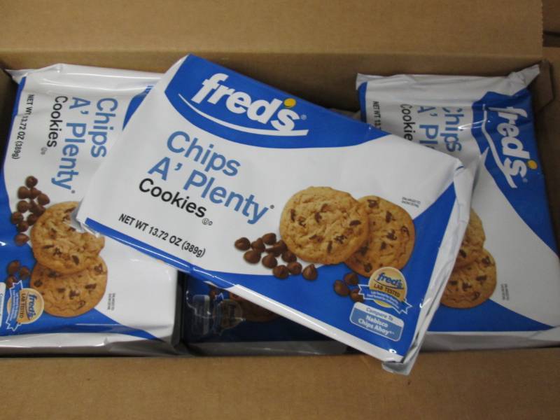 12 packages of freds Chips A Plent...