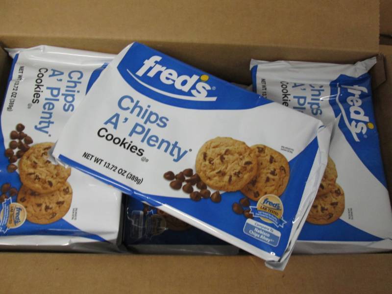 12 packages of freds Chips A Plent...