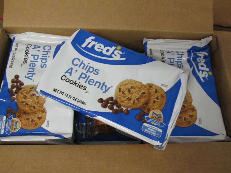 12 packages of freds Chips A Plent...