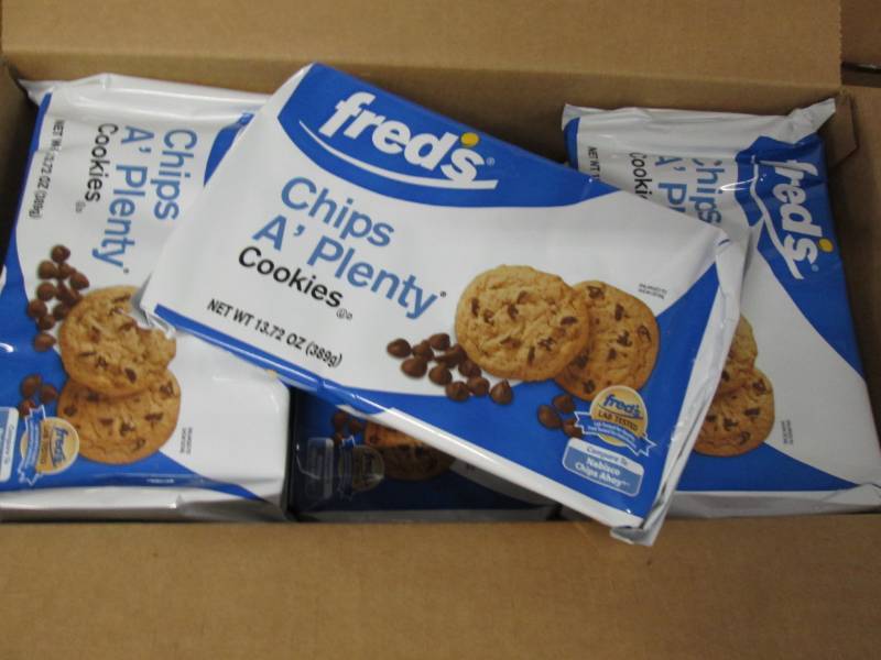 12 packages of freds Chips A Plent...