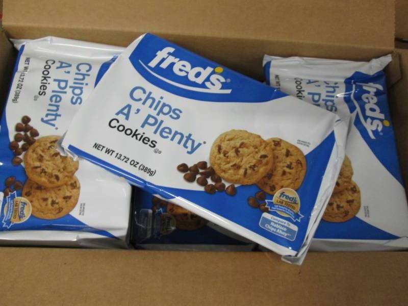 12 packages of freds Chips A Plent...