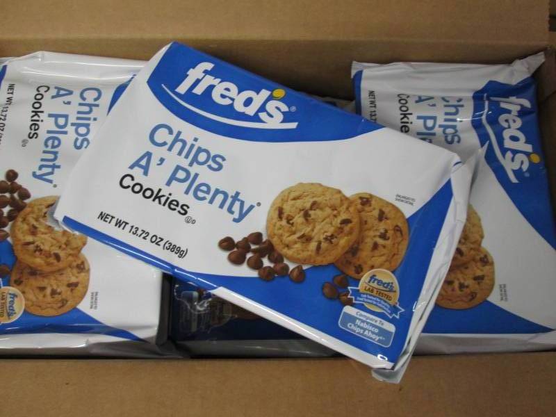 12 packages of freds Chips A Plent...