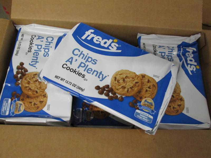 12 packages of freds Chips A Plent...