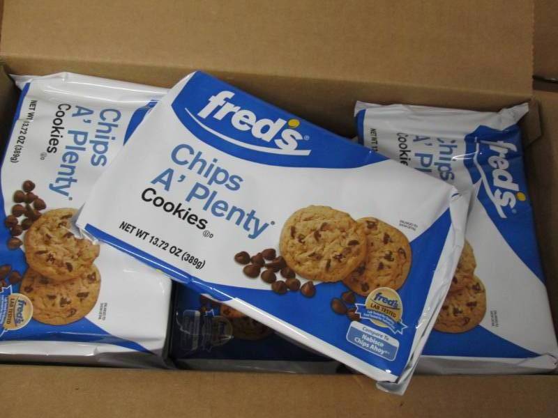 12 packages of freds Chips A Plent...
