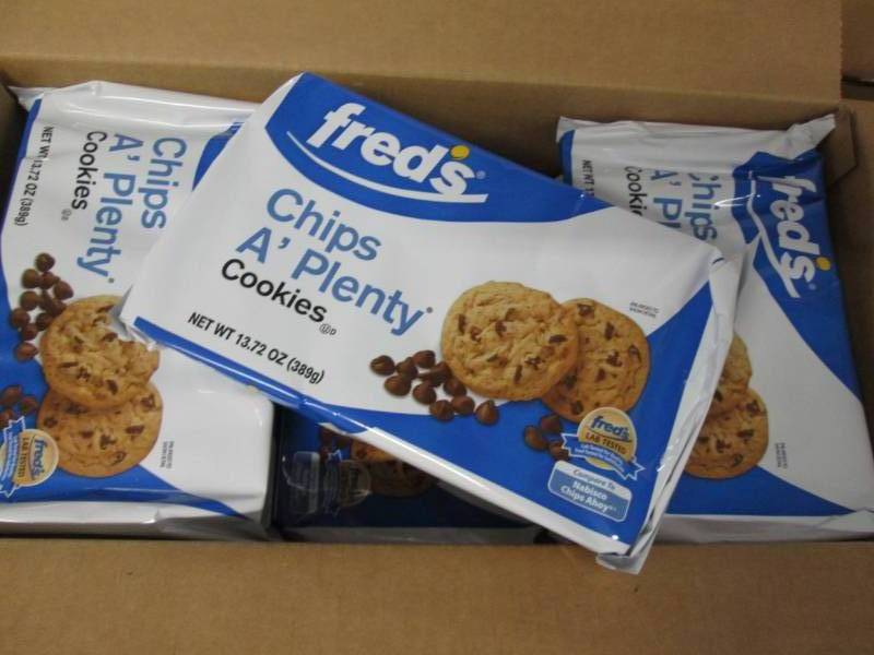 12 packages of freds Chips A Plent...