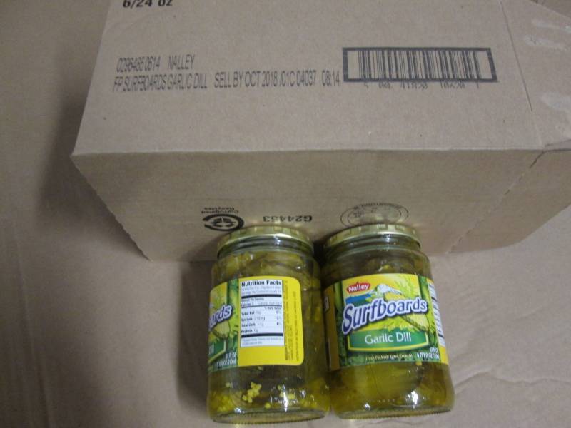 6 Jars, 24 fl oz. Nalley Surfboards...