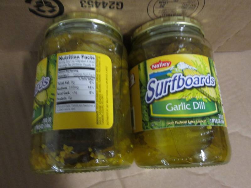 6 Jars, 24 fl oz. Nalley Surfboards...
