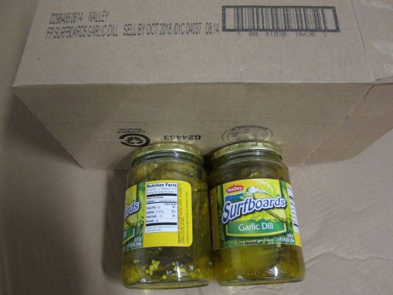 6 Jars, 24 fl oz. Nalley Surfboards...