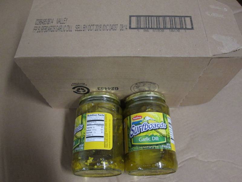 6 Jars, 24 fl oz. Nalley Surfboards...