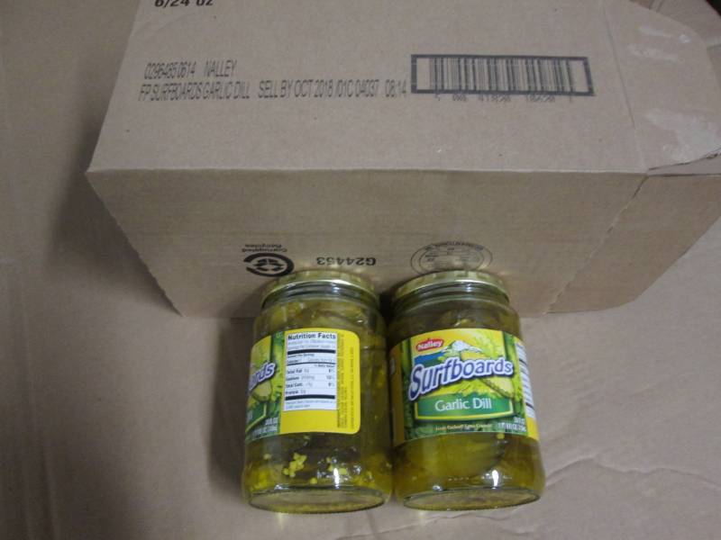 6 Jars, 24 fl oz. Nalley Surfboards...
