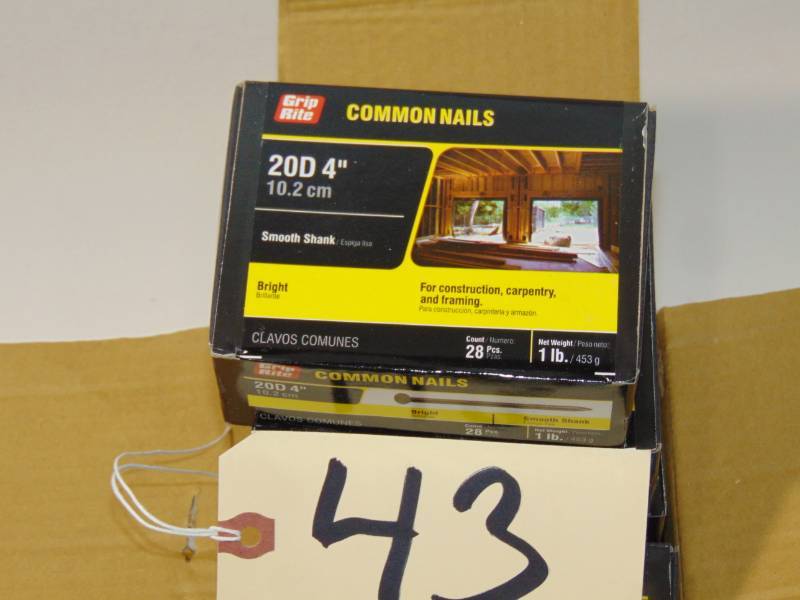 12 Boxes Nails