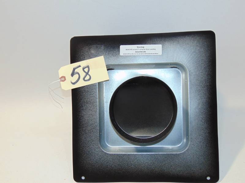 Black Metal Roof Vent Cap 6 in. Collar