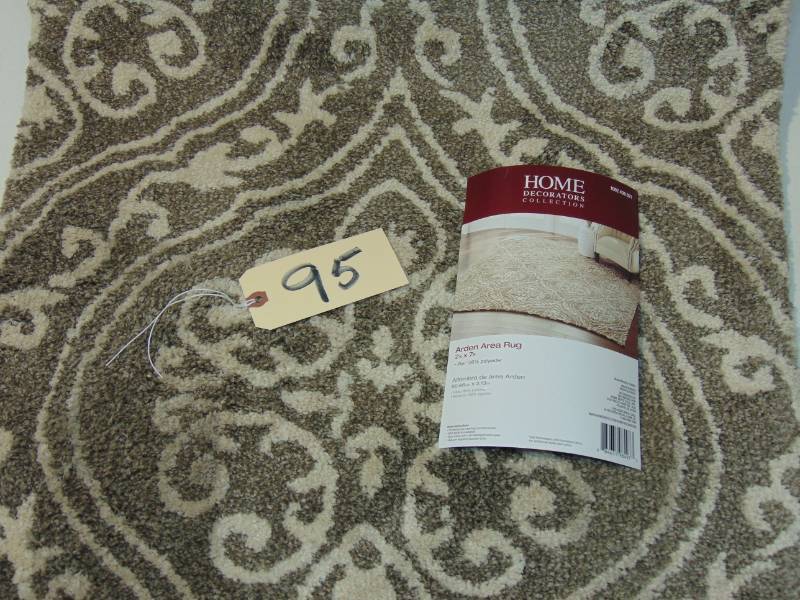 Arden Mocha 2 ft. x 7 ft. Jacquard Runner Rug