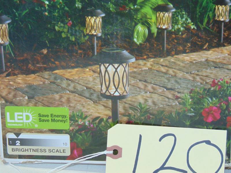 12 Solar Bronze  LED Landscape Lights