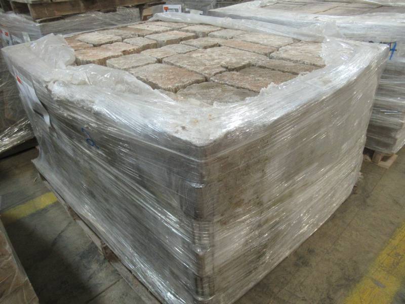 lot 24 image: Belgard Catalina Cobblestone Concrete Modular Pavers - approx 240 pieces per pallet