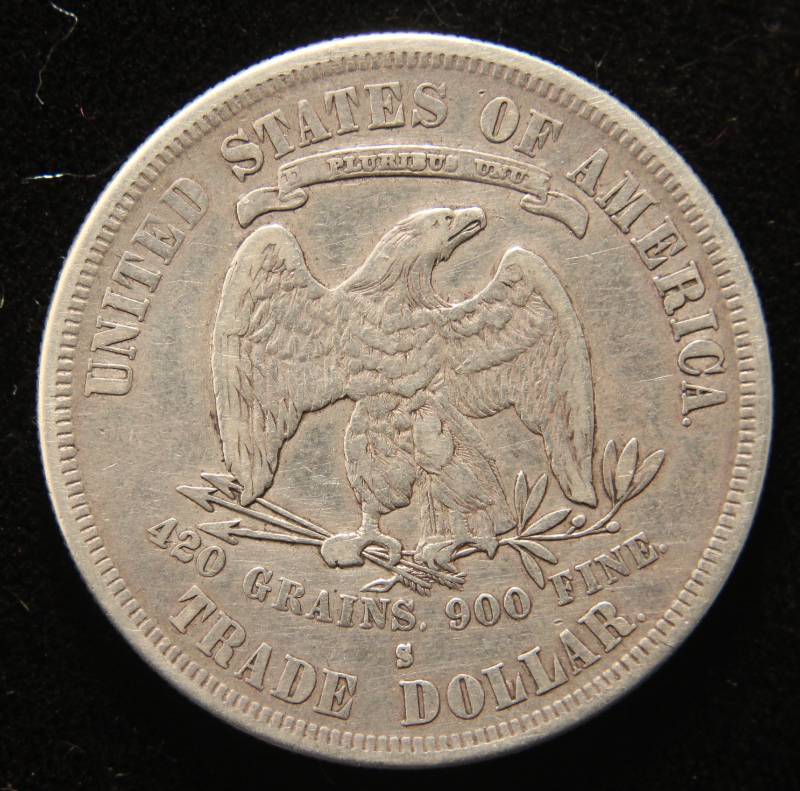 1878-S US TRADE DOLLAR NICE ORIGINAL XF
