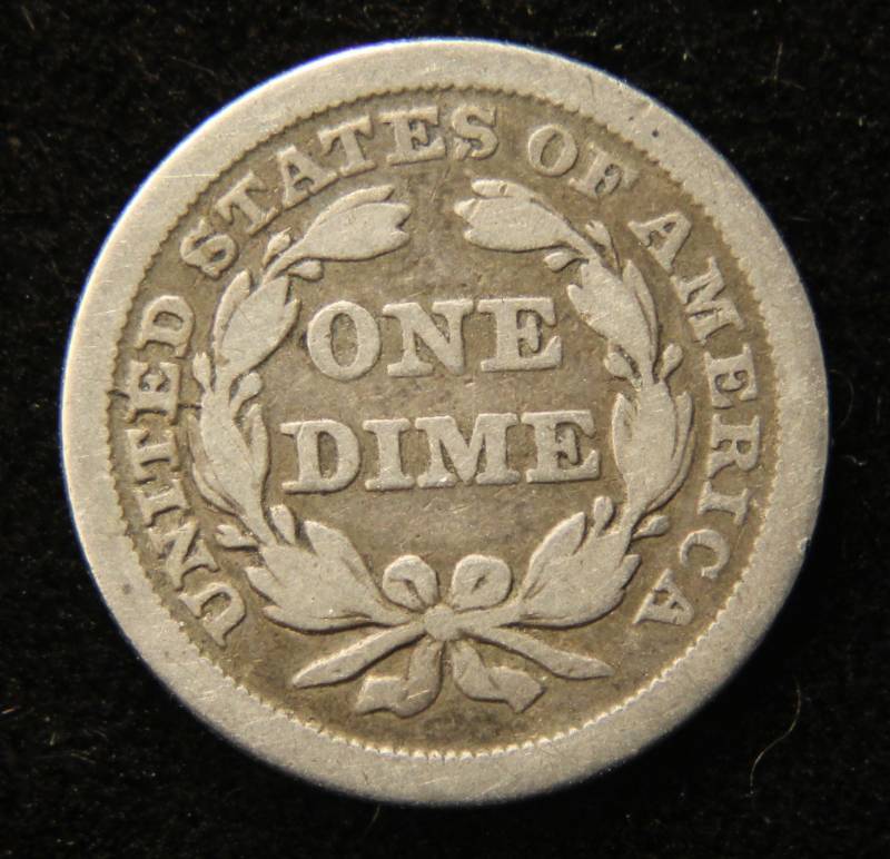 1853 SEATED LIBERTY SILVER DIME