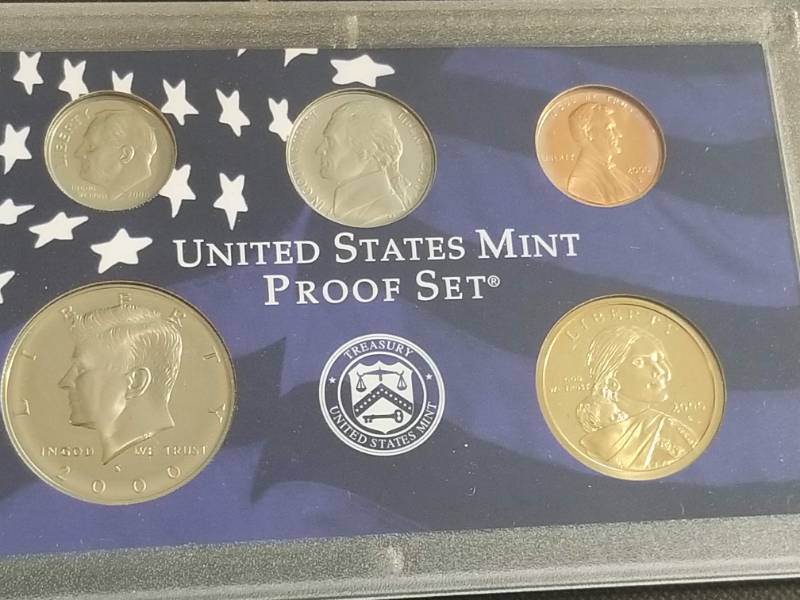 2000 US PROOF SET ORIGINAL BOX AS ISSUED