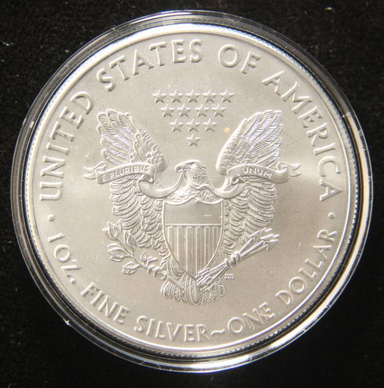 2019 AMERICAN SILVER EAGLE 1 TROY OZ. .999 FINE SILVER IN AIRTITE
